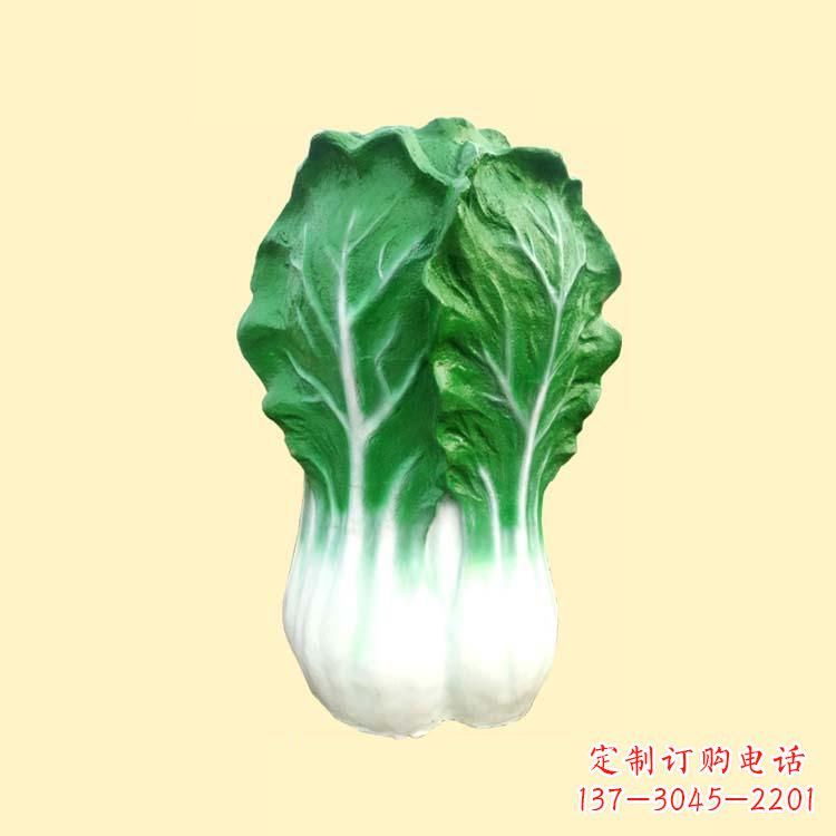 河源白菜卡通雕塑