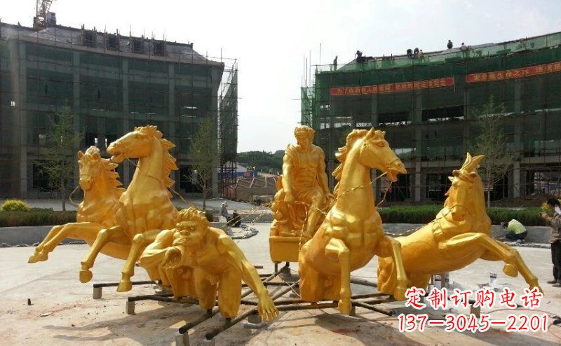 河源阿波罗玻璃钢景观雕塑