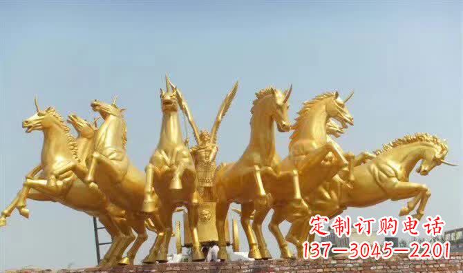 河源阿波罗战车铜雕