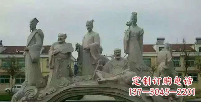 河源八仙过海石雕222