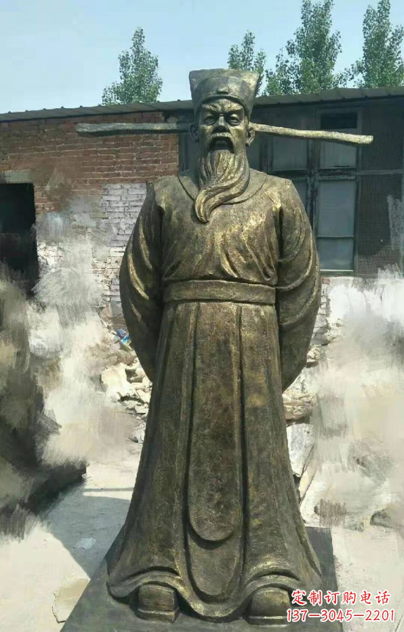 河源北宋名臣包拯铜雕
