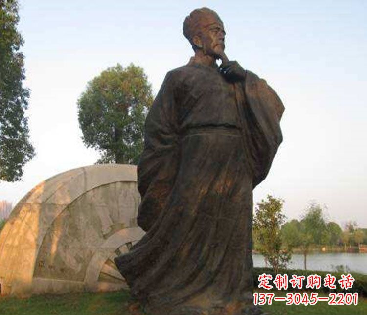 河源北宋文学家欧阳修铜雕