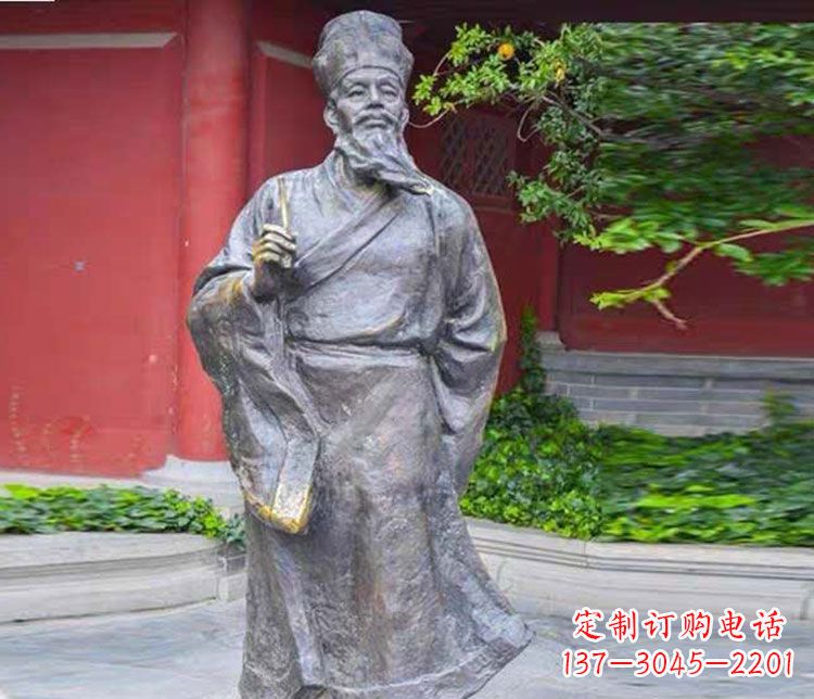 河源北宋文学家苏轼铜雕