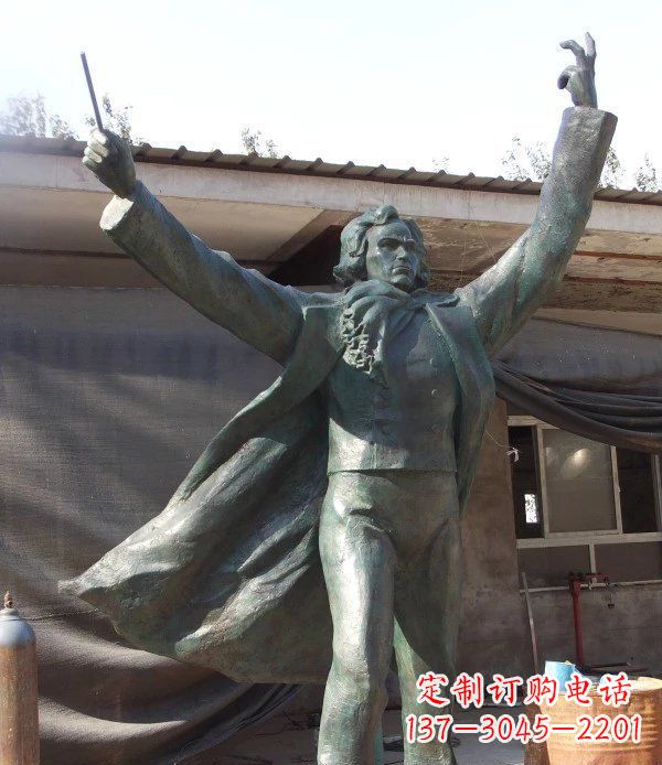 河源贝多芬广场西方名人铜雕