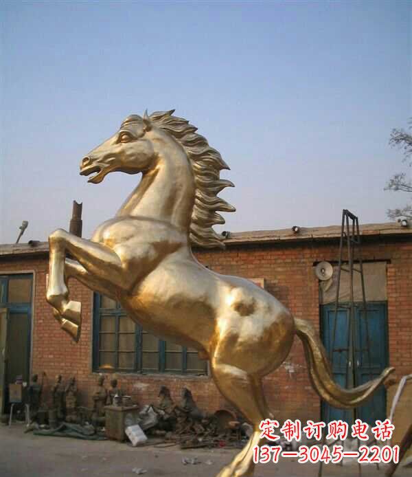 河源奔马铜雕 (4)