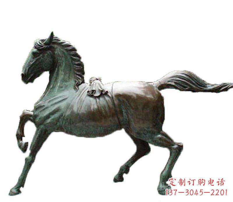 河源别墅动物飞马铜雕摆件