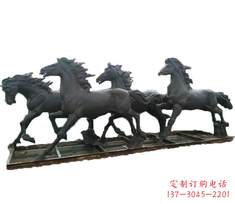 河源别墅景观动物马铜雕塑 (2)