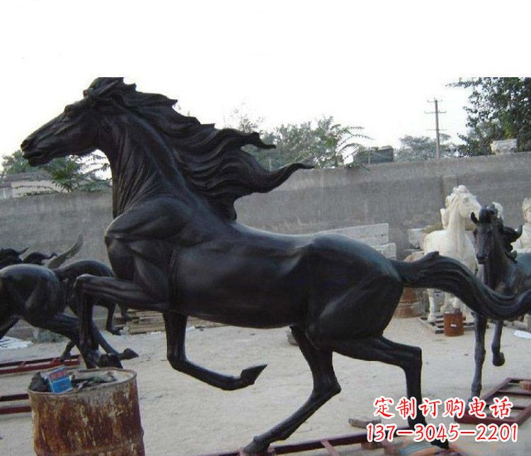 河源别墅景观动物马铜雕塑 (3)