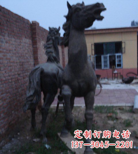 河源精美铜雕动物马