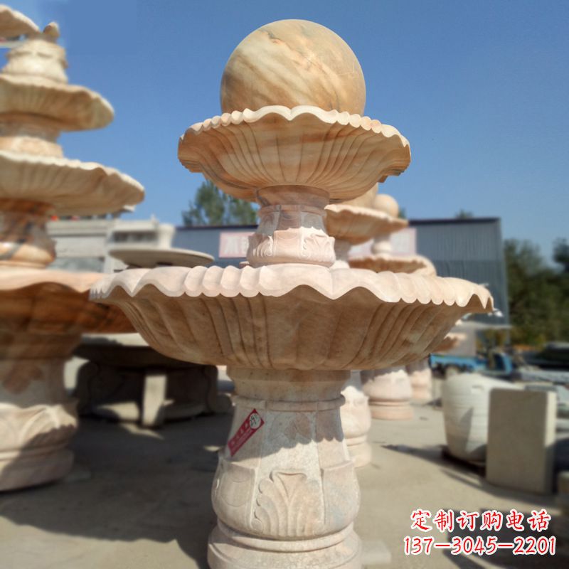 河源别墅庭院风水球