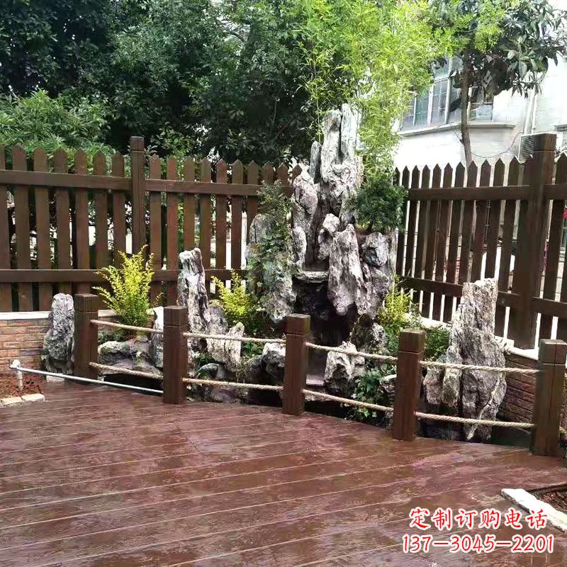 河源别墅庭院假山