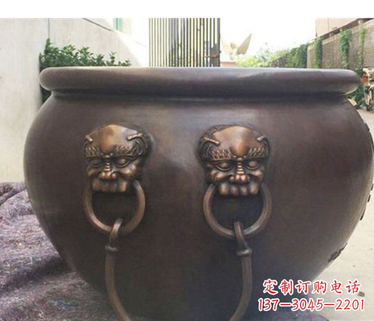 河源铜质水缸