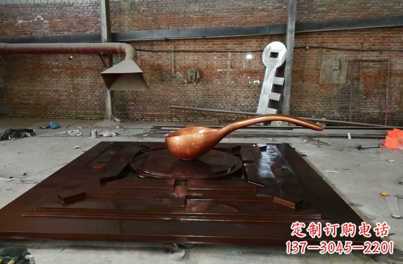 河源玻璃钢仿铜司南案例