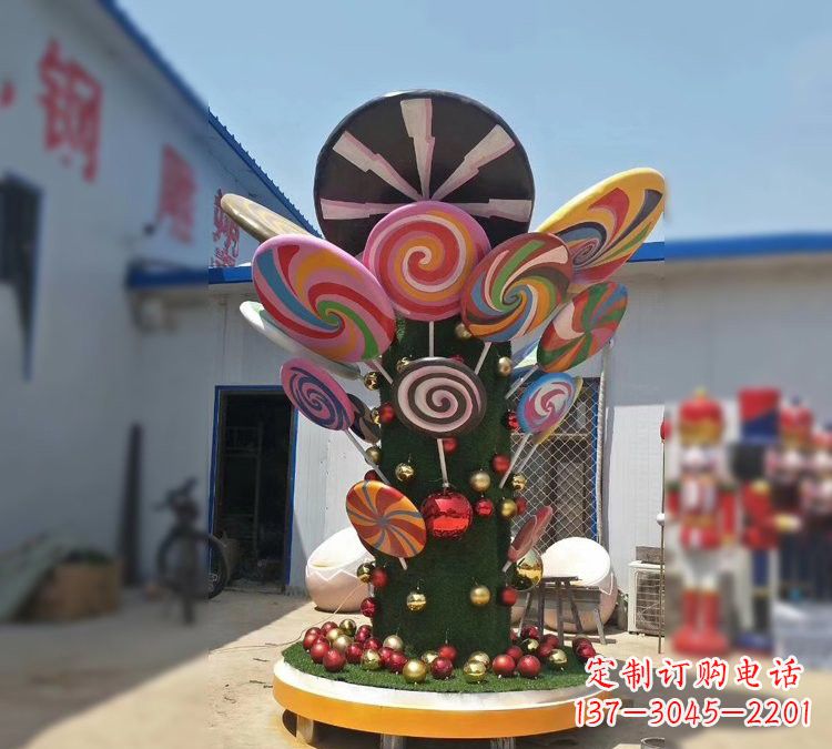 河源玻璃钢仿真棒棒糖