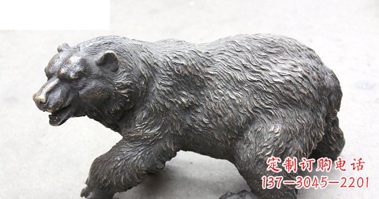 河源以玻璃钢制作的北极熊雕塑