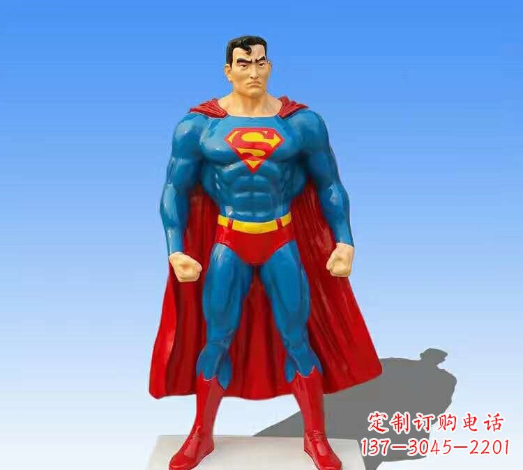 河源玻璃钢仿真超人
