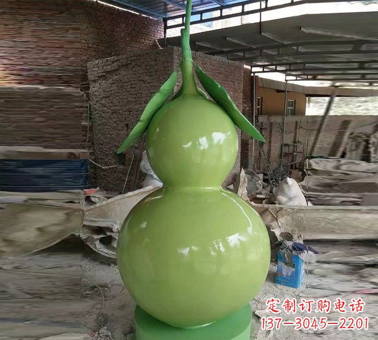 河源玻璃钢仿真葫芦雕塑