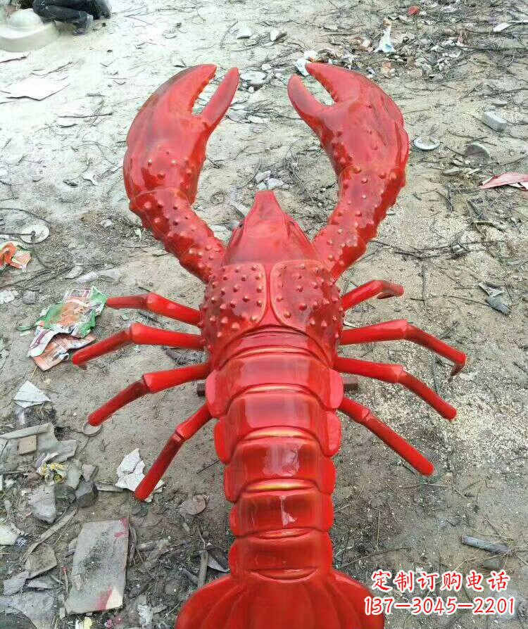 河源玻璃钢仿真龙冠动物雕塑