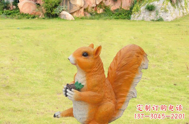 河源玻璃钢仿真松鼠