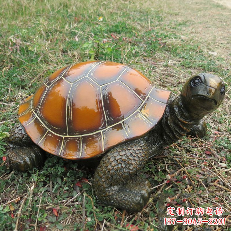 河源玻璃钢海洋动物乌龟雕塑