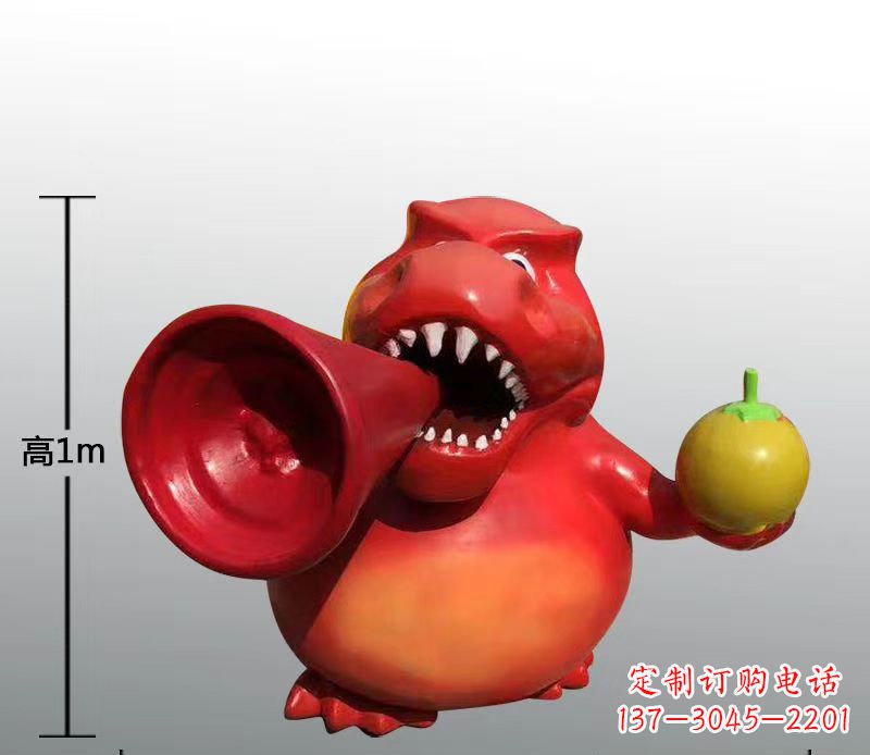河源玻璃钢卡通仿真动物雕塑