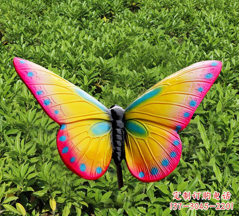 河源玻璃钢树脂仿真蝴蝶插件
