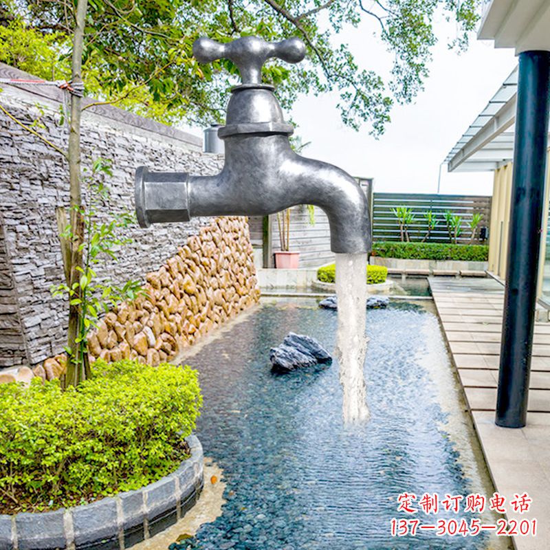 河源玻璃钢水龙头喷泉