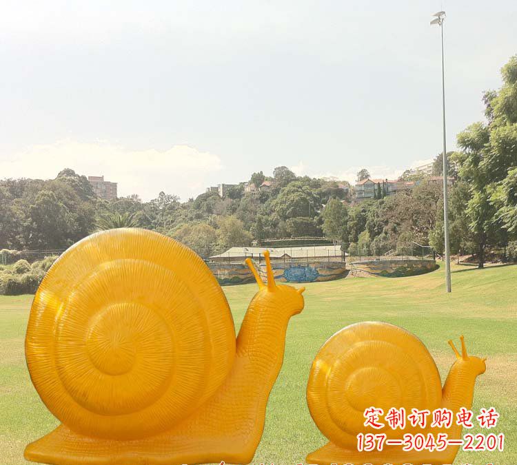 河源玻璃钢蜗牛雕塑