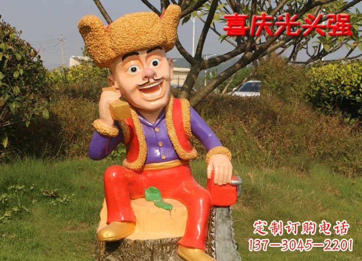 河源玻璃钢熊大熊二光头强