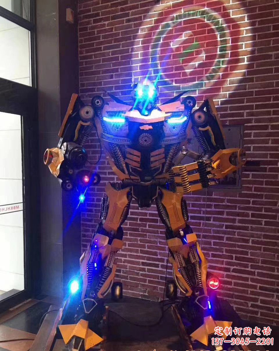河源不锈钢变形金刚雕塑