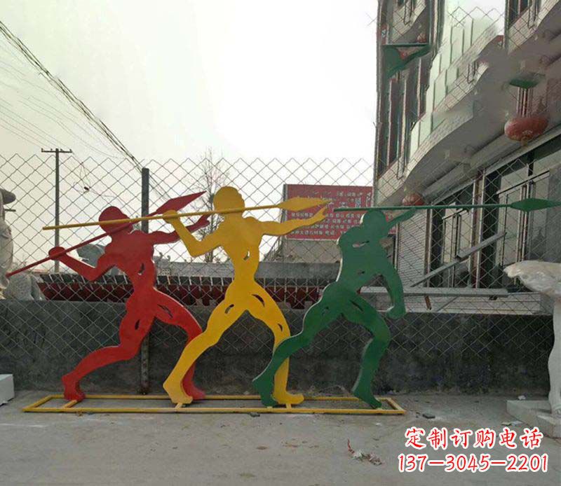 河源不锈钢标枪雕塑