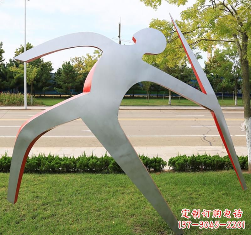 河源不锈钢标枪雕塑2