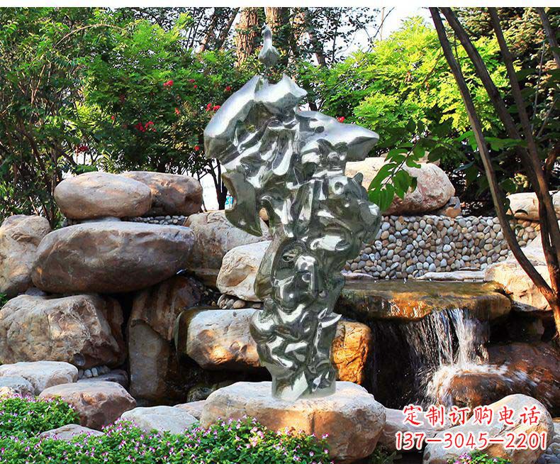 河源不锈钢别墅景观太湖石雕塑