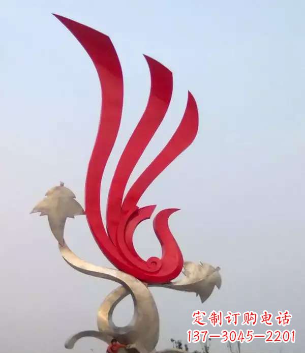河源不锈钢城市铁艺凤凰雕塑