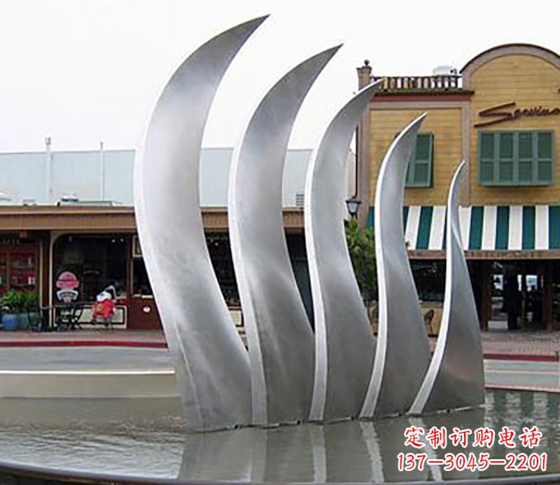 河源不锈钢翅膀雕塑
