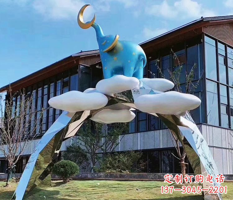 河源不锈钢抽象拱门雕塑