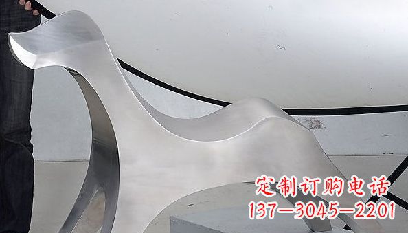 河源不锈钢抽象小狗动物雕塑