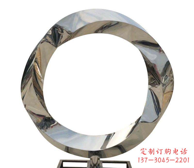 河源不锈钢抽象圆环