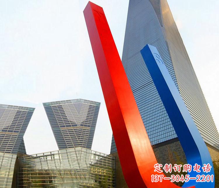 河源不锈钢磁铁景观雕塑