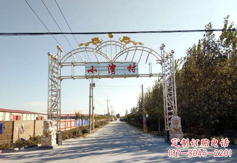 河源不锈钢牌坊雕塑让美丽的传统永存