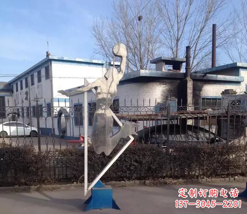 河源不锈钢打高尔夫雕塑
