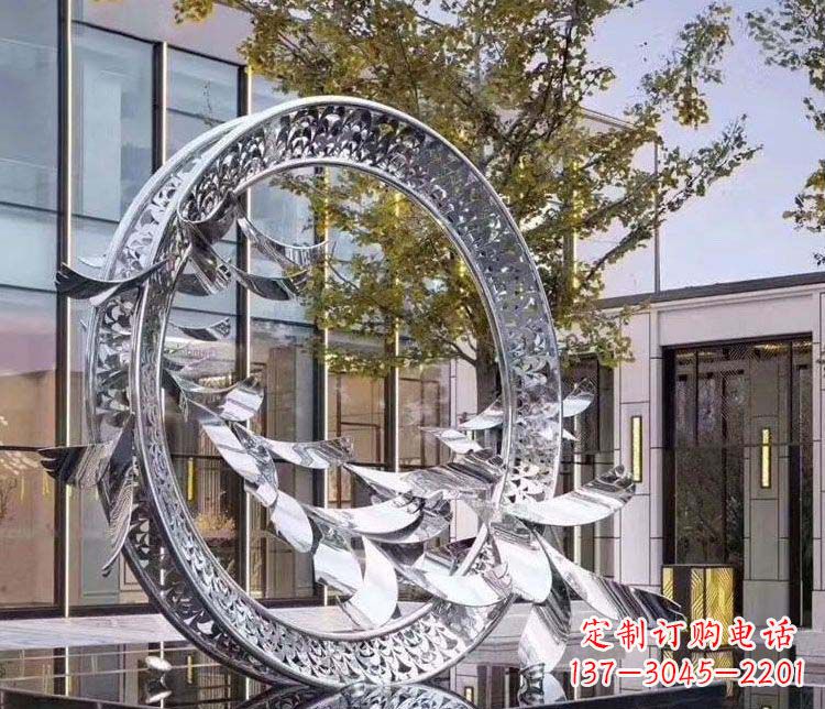 河源不锈钢大雁雕塑