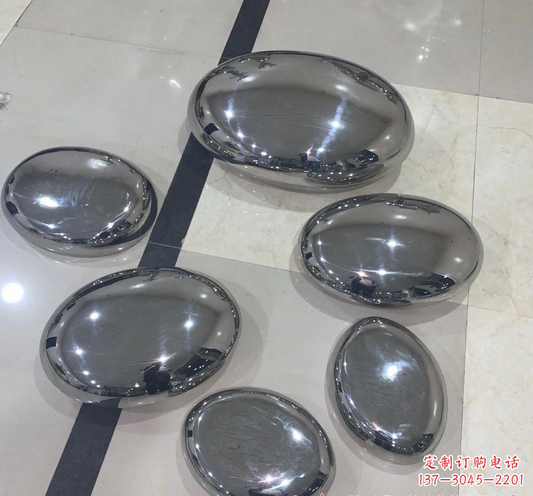河源不锈钢鹅卵石雕塑精美的艺术瑰宝