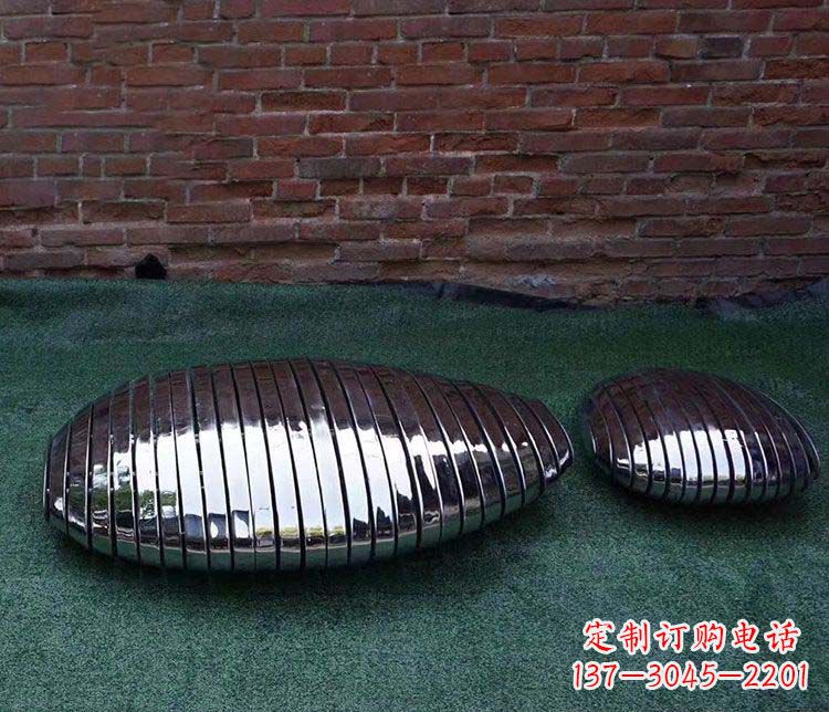 河源不锈钢鹅卵石雕塑1