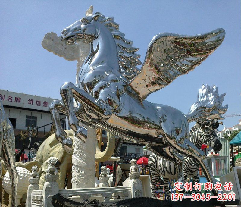 河源不锈钢飞马雕塑——一座令人惊叹的艺术品