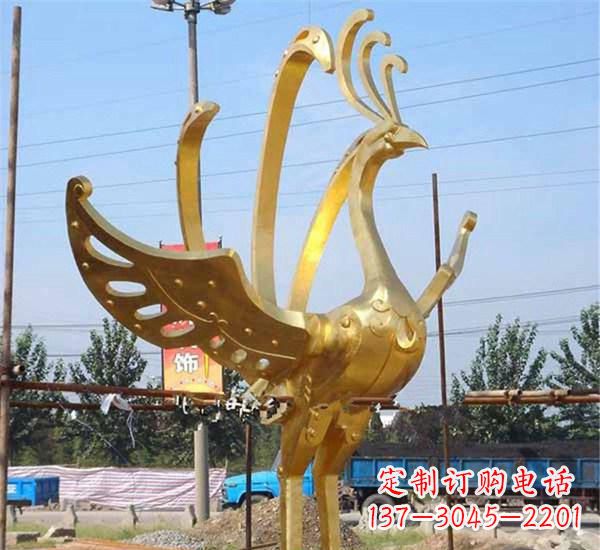 河源不锈钢凤凰雕塑