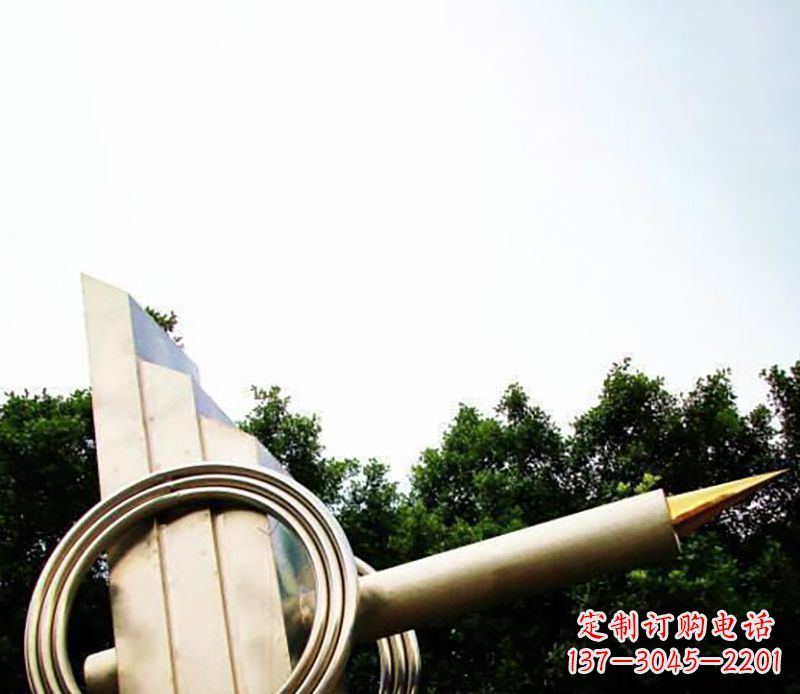 河源不锈钢钢笔雕塑把简单的钢笔变成艺术品