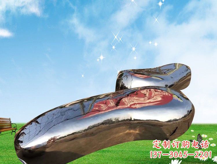 河源精美的不锈钢鹅卵石雕塑