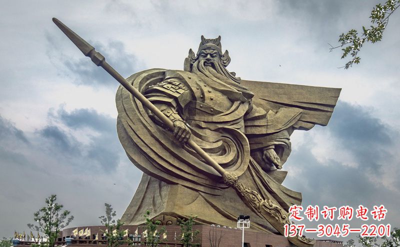 河源不锈钢关公广场景观雕塑