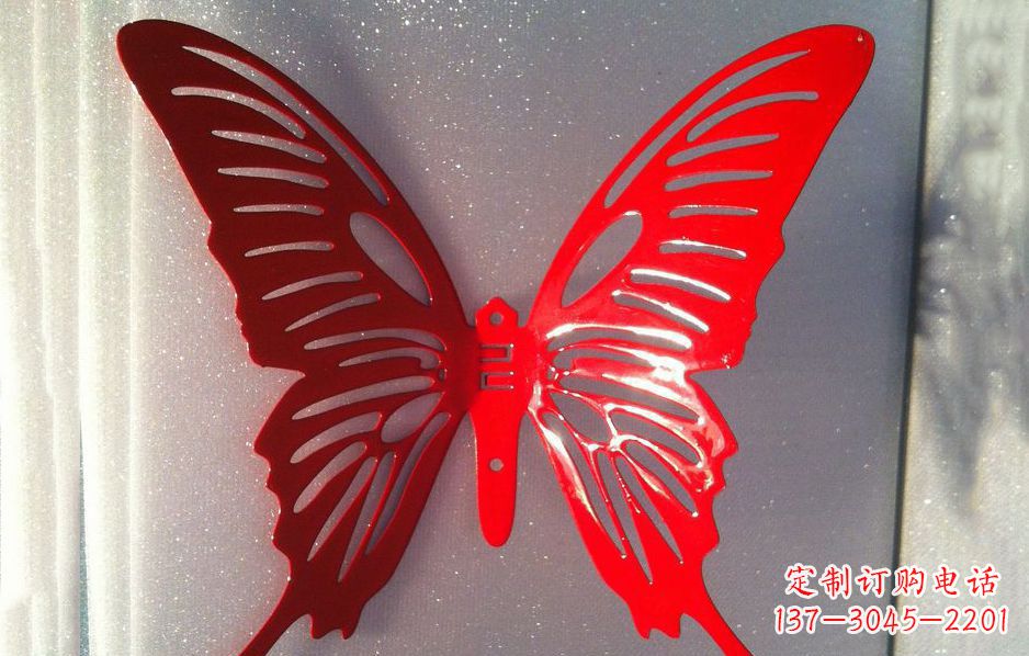 河源不锈钢蝴蝶雕塑让蝴蝶飞跃展现灿烂美丽